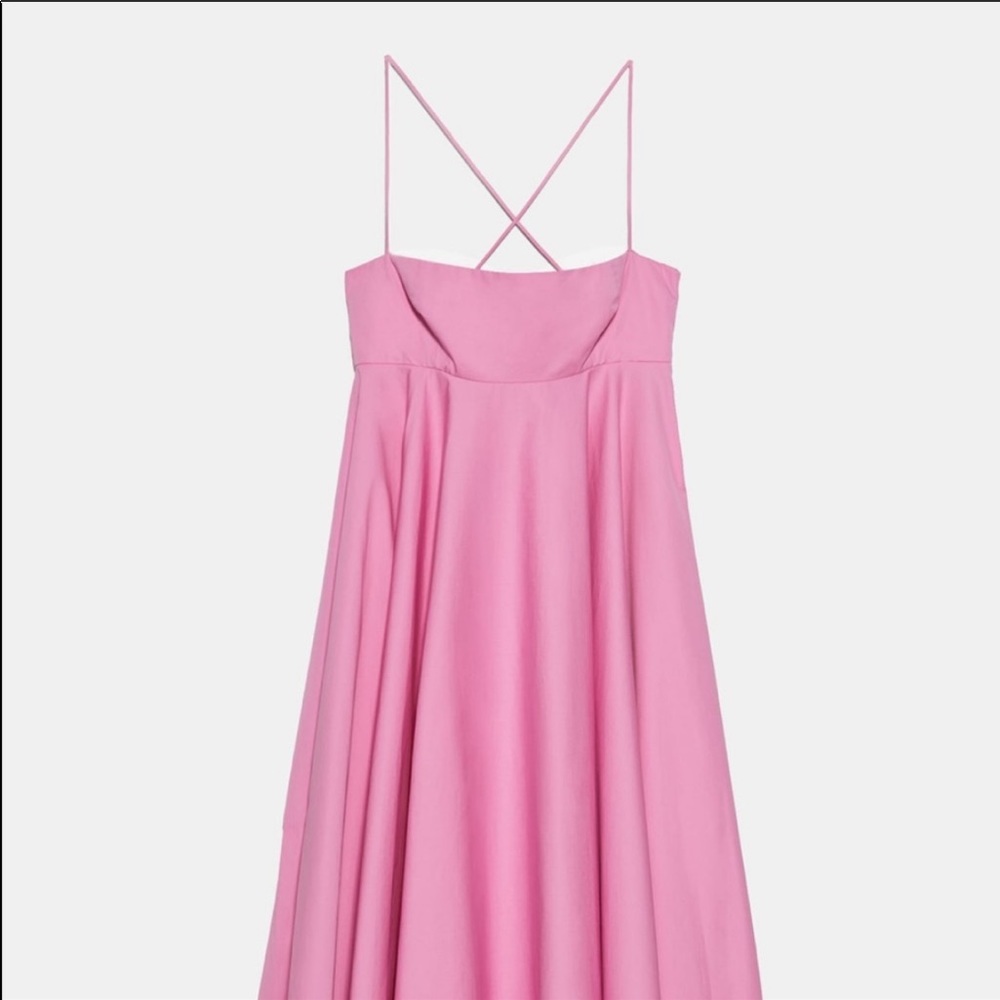 Zara NWT Poplin Dress - Picture 7 of 11
